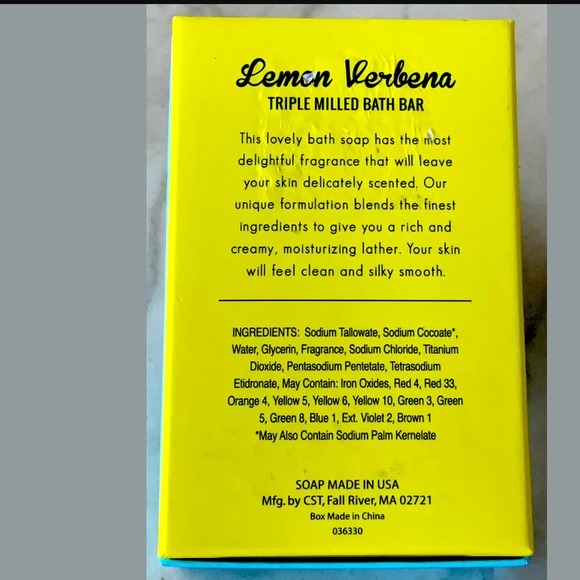 CST COMMONWEALTH SOAPS LEMON VERBENA TRIPLE MILLED - Picture 3 of 3